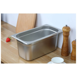 Bac Gastro GN 1/3 Inox - Profondeur 150 mm - 5,7 L - Dynasteel