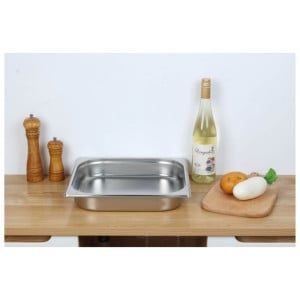 Bac Gastro GN 2/3 Stainless Steel 65 mm 5.5 L — Professional Gastronorm Container