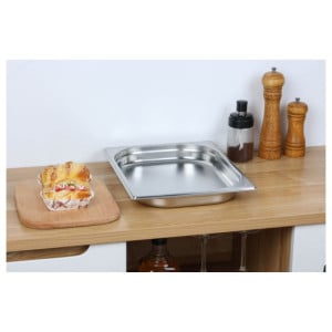 Gastro GN 2/3 Stainless Steel Pan — 40 mm, 3 L, Dishwasher