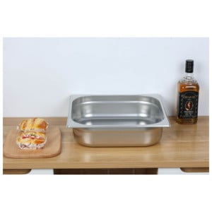 Bac Gastro GN 1/2 Inox - Tiefe 100 mm - 6,5 L - Dynasteel