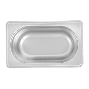 Bac Gastro GN 1/9 Inox - Profondeur 65 mm - 0,6 L - Dynasteel