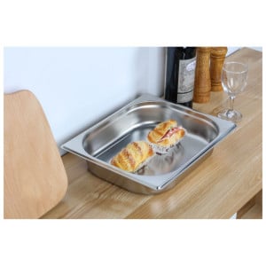 Gastro GN 1/2 Stainless Steel Tray - 65 mm - 4 L - Pro Kitchen