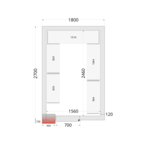 Chambre Froide Négative TEFCOLD - Stockage alimentaire réfrigéré et polyvalent