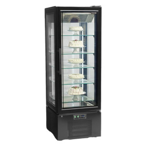 Vitrine Réfrigérée Pâtissière Négative - Porte Vitrée - 248 L TEFCOLD UPD400-F