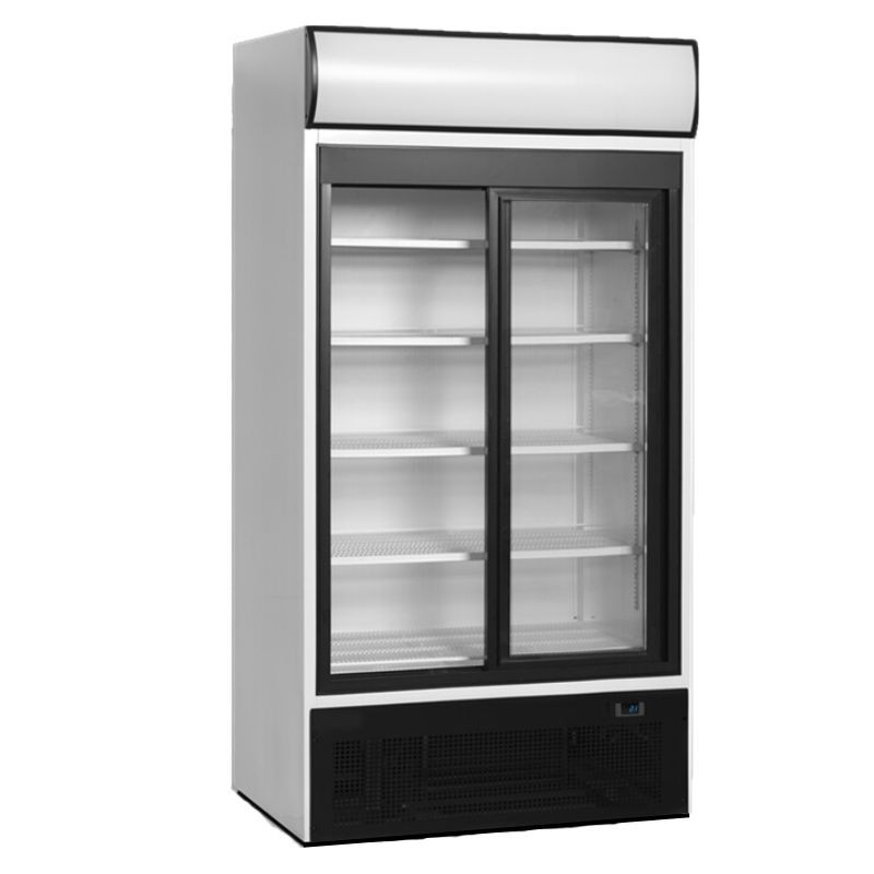 Canopy Refrigerated Display 2 Glass Doors - Ideal for kitchen professionals - TEFCOLD