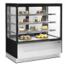 Vitrine Réfrigérée Comptoir 2 Portes Vitrées Noire - TEFCOLD LPD1203F/BLACK | Fourniresto