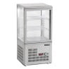 Refrigerated Display Counter with Glass Door Gray - 58L TEFCOLD: Freshness and Aesthetics for Professionals