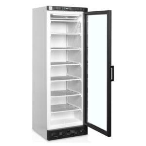 Vitrine congélateur statique porte vitrée - Blanc - 270 L | TEFCOLD UFSC371G