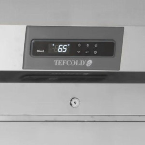 Negativer Edelstahlschrank - 2 Volltüren - 900 L TEFCOLD RK1010: Optimale Lagerung für Profis