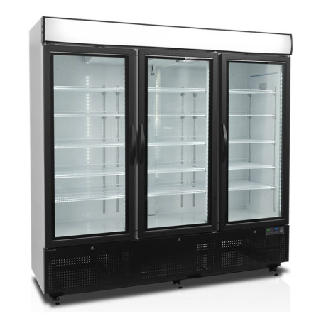 Gefrierschrank Vitrine 1657 L TEFCOLD - 3 Glastüren - Weiß