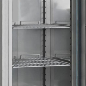 Stainless steel refrigerated cabinet GN 2/1 - 2 glass doors 1325L TEFCOLD