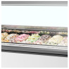 Ventilated ice cream display case with straight front - 20 x 5 L | TEFCOLD MILLENNIUM ST20