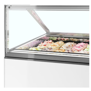 Vitrine à glace ventilée - Façade droite - 18 x 5L - TEFCOLD Millennium ST18