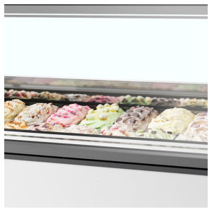 Vitrine à Glace Ventilé avec Façade Droite - TEFCOLD MILLENNIUM ST16 | Fourniresto