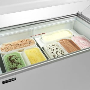 Congélateur Coffre à Glace avec Verre Incurvé - 230 L, TEFCOLD | Fonctionnalités professionnelles et design attrayant