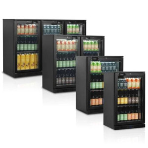 Refrigerated Back Bar Glass Door - 118 L TEFCOLD: elegance and practicality for your fresh products