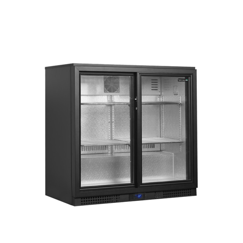 Refrigerated Back Bar 2 Sliding Glass Doors - 188 L | TEFCOLD BA21S