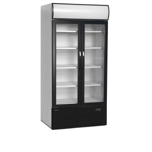 TEFCOLD Getränkekühlschrank: Elegantes Design, 524L, Glastüren