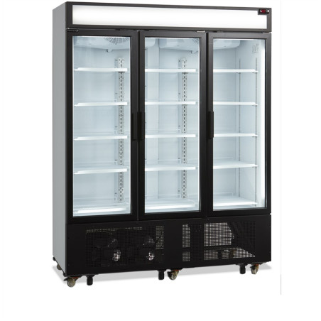 Armoire Réfrigérée 3 Portes Vitrées - 825 L TEFCOLD: Stockage optimal & présentation élégante