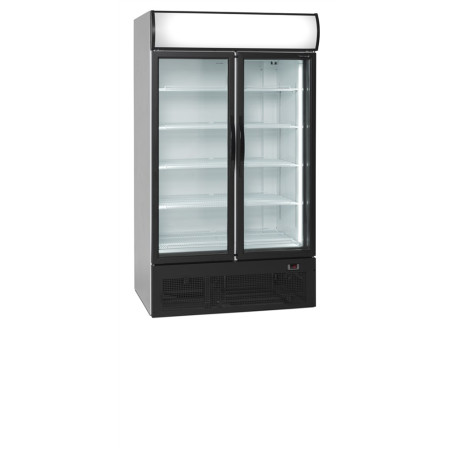 Armoire Réfrigérée Positive 2 Portes Vitrées - TEFCOLD, 710 L: Performance et Élégance