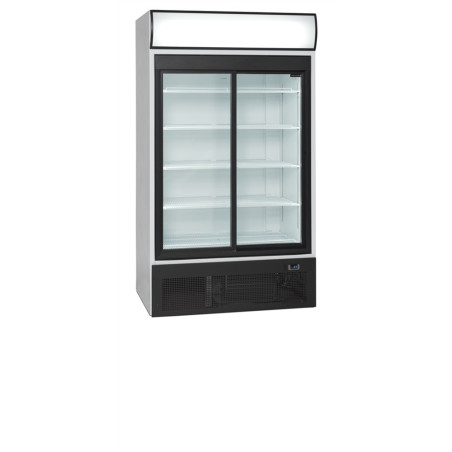 TEFCOLD Positive Refrigerated Cabinet 710L | 2 Glass Doors