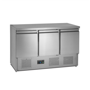 Saladette Positive Refrigerated GN 1/1 Stainless Steel 3 Doors - 368 L TEFCOLD