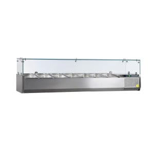 Saladette zum Aufstellen - Statisch - 7 GN 1/4 - 36,4 L - TEFCOLD