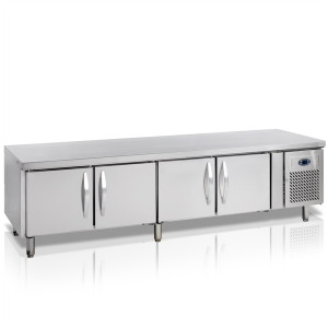 TEFCOLD GN 1/1 Positive Refrigerated Table - 350 L - 4 Doors, Design & Robust