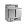 Comptoir à Pizza GN 1/1 - 2 Portes - 230 L TEFCOLD | Équipement professionnel pour délicieuses pizzas