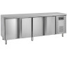 Table Réfrigérée en Inox - 4 Portes - GN 1/1 de TEFCOLD : Conservez vos aliments frais avec efficacité