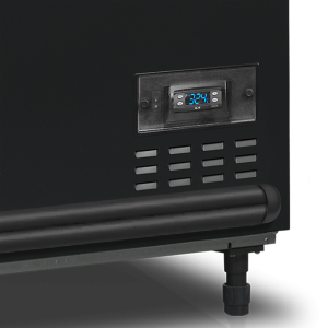 Réfrigérateur Congélateur Couvercle Vitré Incurvé - Noir - 500 L - TEFCOLD