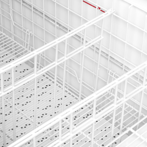 Kühlschrank Gefrierschrank Gebogenes Glasdeckel - Schwarz - 500 L - TEFCOLD