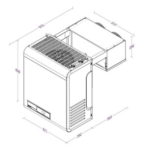 Positive Cooling Group for CombiSteel Cold Room - Capacity 13.2 to 27.6 m3, performance and reliability