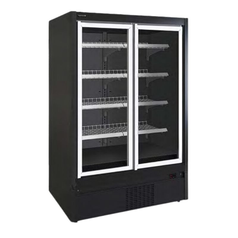 Vitrine réfrigérée TEFCOLD Supermarché Noir - 1270 L