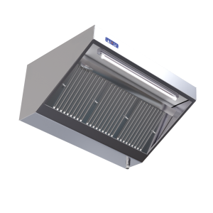 Complete Snack Hood 900 - With Motor and LED - Dynasteel Prof. Quality.