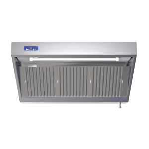 Complete Snack Hood 900 - Length 1600 - Motor, LED, and Dimmer - Dynasteel