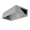 Hotte Cubique 900 Led Sans Moteur Dynasteel - Longueur 1600 & Inox AISI 304