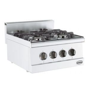 Freestanding Stove 4 Burners - 13000 W CombiSteel: High-performance cooking and modern design