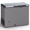 Chest Freezer Stainless Steel Look and Stainless Steel Lid - 290 L - TENSAI