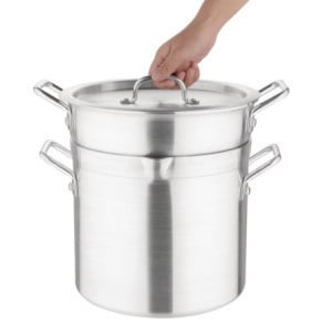 Marmite Bain Marie Aluminium 10 L Vogue - Professionelle Küche