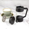 Black 3-Cup Olympia French Press - Brew a delicious coffee