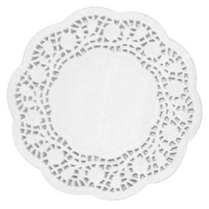 Round Paper Doilies 300 mm Pack of 250 - Olympia: Elegance and Hygiene