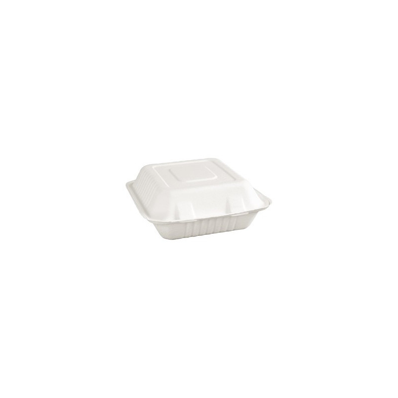 3-Fächer-Bagasse-Kompostierbare Schachteln 201mm - Packung mit 200