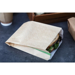 Heiße kompostierbare Snackbeutel 229 x 165 mm - Packung mit 500 Vegware