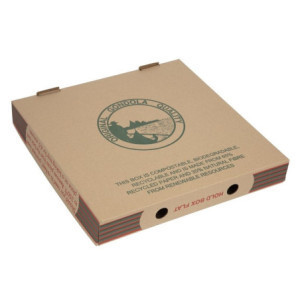 Compostable Printed Pizza Boxes 311mm - Pack of 100 by FourniResto