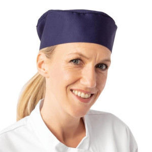 Blaues Küchenkäppchen Whites Chefs Clothing A204 - Komfort und Stil Heben Sie sich in der Küche ab!
