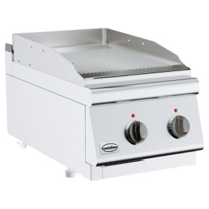 Tischgrill 700 Elektrogrill gerillte Platte CombiSteel - Optimale Leistung