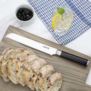 Brotmesser aus Edelstahl 200mm Bistro Vogue: Präziser und komfortabler Schnitt