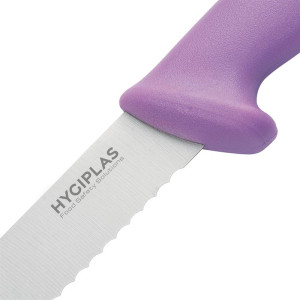 Brotmesser Hygiplas Violett 200 mm: mühelos schneiden!