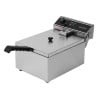 Professionelle Fritteuse 10 L 3000 W Edelstahl — Thermostat